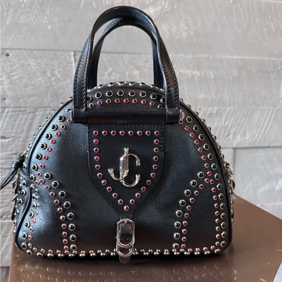 🔥 Stunning Jimmy Choo studded Varenne bowling bag - Picture 4 of 16